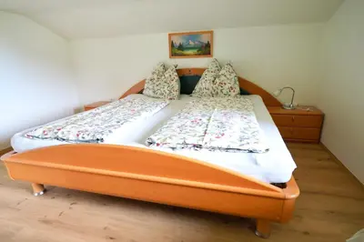 Ein Bett oder Betten in einem Zimmer der Unterkunft Ferienwohnung Kurz - Brigitte Kurz