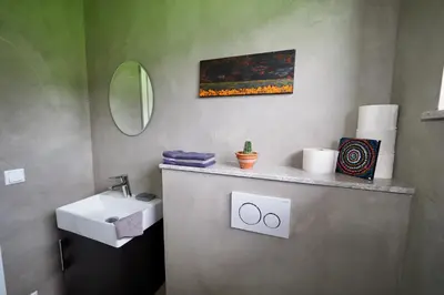 Ein Badezimmer in der Unterkunft Ferienwohnung Kurz - Brigitte Kurz