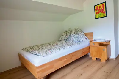Ein Bett oder Betten in einem Zimmer der Unterkunft Ferienwohnung Kurz - Brigitte Kurz
