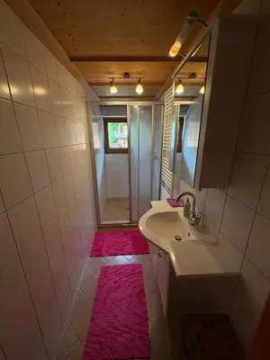 Ein Badezimmer in der Unterkunft Ferienhof Kohler