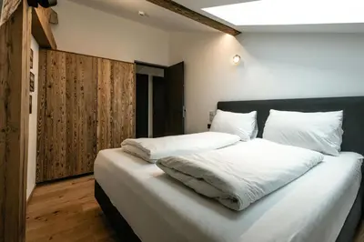 Ein Bett oder Betten in einem Zimmer der Unterkunft Appartements Gasthof Traube Top 5