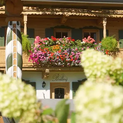 Ein Garten an der Unterkunft Appartement Beilberg