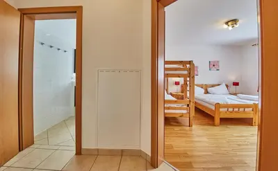 Ein Bett oder Betten in einem Zimmer der Unterkunft Apartment Iglsberg Top 10