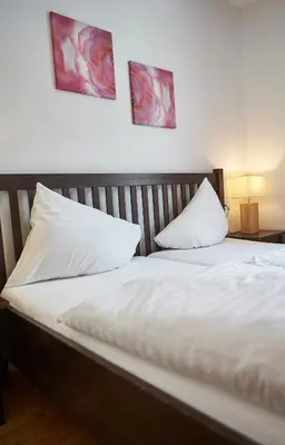 Ein Bett oder Betten in einem Zimmer der Unterkunft Apartment Iglsberg Top 10