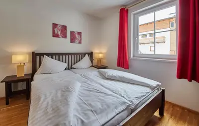 Ein Bett oder Betten in einem Zimmer der Unterkunft Apartment Iglsberg Top 10