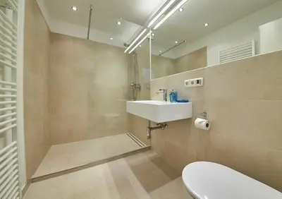 Ein Badezimmer in der Unterkunft SunnySide Appartements