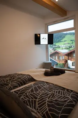Ein Bett oder Betten in einem Zimmer der Unterkunft Apartment Wildauer