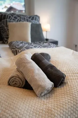 Ein Bett oder Betten in einem Zimmer der Unterkunft Apartment Wildauer
