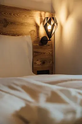 Ein Bett oder Betten in einem Zimmer der Unterkunft Der Kehlbachwirt by Monteviva