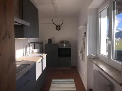 Küche/Küchenzeile in der Unterkunft Haus Sieder