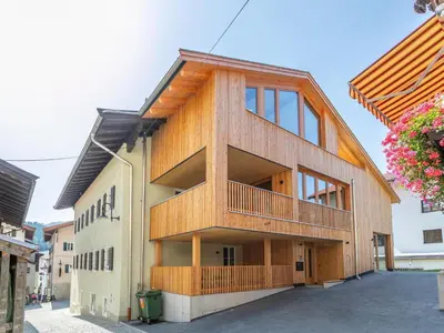 Das Gebäude in dem sich die Ferienwohnung befindet