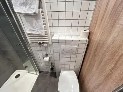 Ein Badezimmer in der Unterkunft Kitz-Studio
