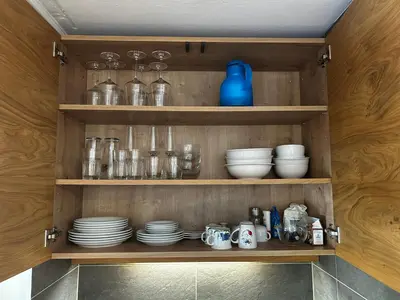 Küche/Küchenzeile in der Unterkunft Kitz-Studio