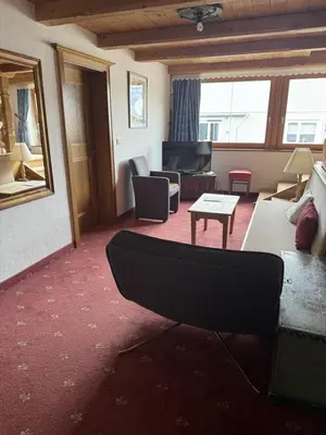 Ein Sitzbereich in der Unterkunft Haus Wörgötter