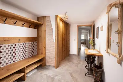 Ein Bett oder Betten in einem Zimmer der Unterkunft Althaushof