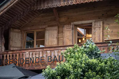 Das Gebäude in dem sich die Ferienwohnung befindet