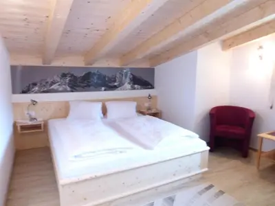 Ein Bett oder Betten in einem Zimmer der Unterkunft Landhaus Zass