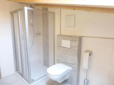 Ein Badezimmer in der Unterkunft Landhaus Zass
