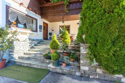 Ein Garten an der Unterkunft Ferienhaus Berger