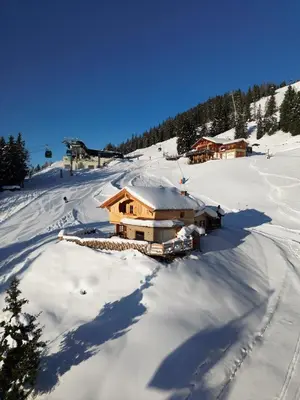 Chalet Vierlauchen im Winter
