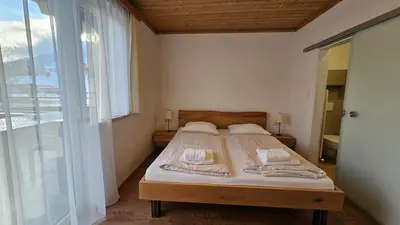 Ein Bett oder Betten in einem Zimmer der Unterkunft Haus Schiwelt