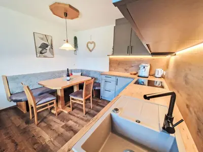 Küche/Küchenzeile in der Unterkunft Apartment Dinkl by Interhome