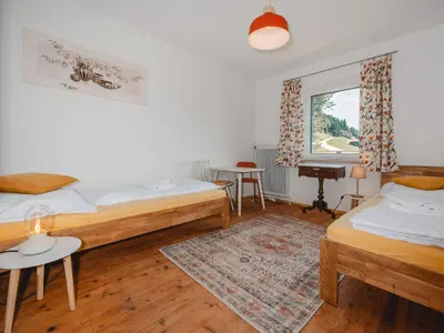 Ein Bett oder Betten in einem Zimmer der Unterkunft Apartment Panoramaperle by Interhome