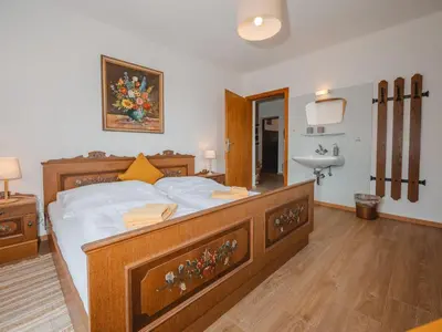 Ein Bett oder Betten in einem Zimmer der Unterkunft Apartment Panoramaperle by Interhome