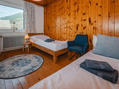 Ein Bett oder Betten in einem Zimmer der Unterkunft Apartment Panoramaperle by Interhome