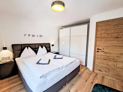 Ein Bett oder Betten in einem Zimmer der Unterkunft Apartment Alpine Qualitytime by Interhome