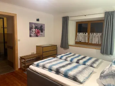 Ein Bett oder Betten in einem Zimmer der Unterkunft Landhaus Ganzer