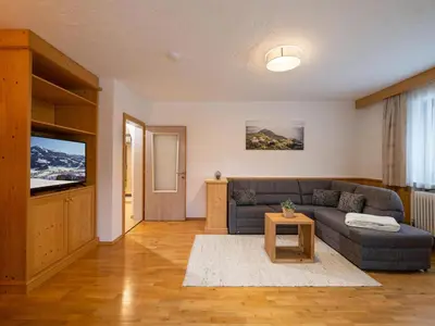 Ein Sitzbereich in der Unterkunft Haus Sepp