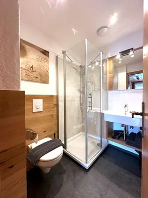 Ein Badezimmer in der Unterkunft Ferienwohnung Anni