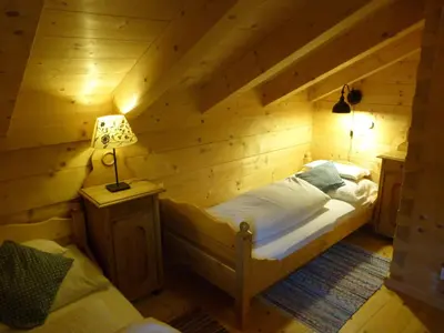 Ein Bett oder Betten in einem Zimmer der Unterkunft Knusperhäusl