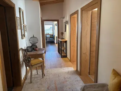 Ein Sitzbereich in der Unterkunft Apartment ZillerSoul