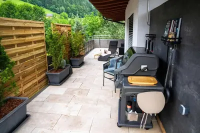 Ein Balkon oder eine Terrasse in der Unterkunft Apartment ZillerSoul