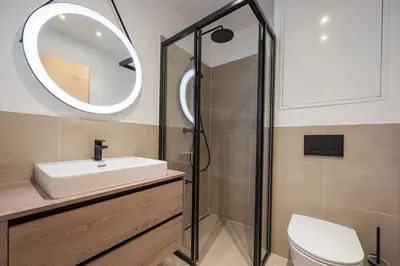 Ein Badezimmer in der Unterkunft Gipfelglueck Standard