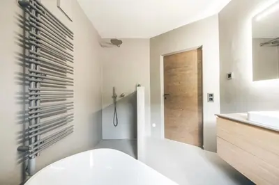 Ein Badezimmer in der Unterkunft Villa Wie