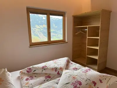 Ein Bett oder Betten in einem Zimmer der Unterkunft Ferienhaus Innergruben
