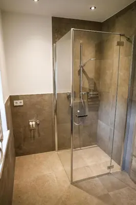 Ein Badezimmer in der Unterkunft Ferienwohnung Brenner