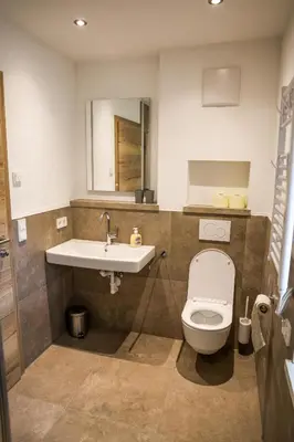 Ein Badezimmer in der Unterkunft Ferienwohnung Brenner