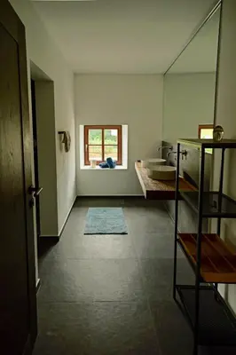 Ein Bett oder Betten in einem Zimmer der Unterkunft Tiroler Bergzeit