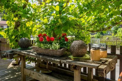 Ein Garten an der Unterkunft Hotel Gasthof Post Nostalgie & Wohlfühlen