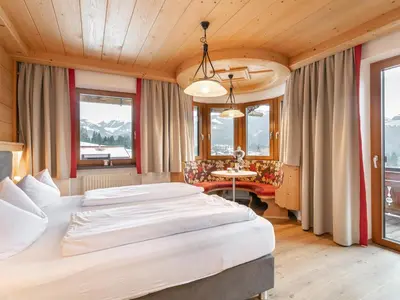 Ein Bett oder Betten in einem Zimmer der Unterkunft Landhaus Marchfeld Top 2