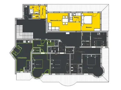 Grundriss der Unterkunft Landhaus Marchfeld Top 1