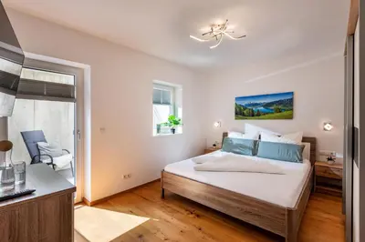 Ein Bett oder Betten in einem Zimmer der Unterkunft Residenz Brixental TOP1