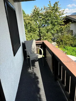 Ein Balkon oder eine Terrasse in der Unterkunft Appartement Unterstein 1