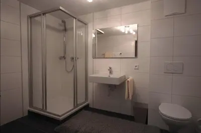 Ein Badezimmer in der Unterkunft Jaegerhaus Appartement Georg