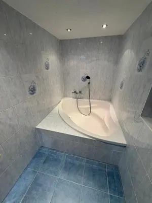 Ein Badezimmer in der Unterkunft Talgenbichl