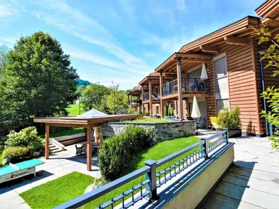 Ein Garten an der Unterkunft Apartment Resort Tirol Wildschönau by Interhome